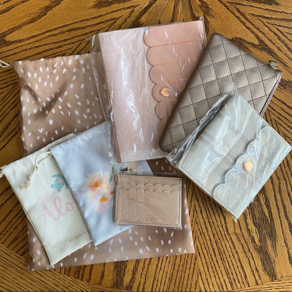Simply Gilded album, tn, pouches lot